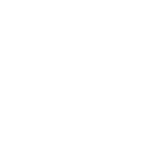white fabric land logo