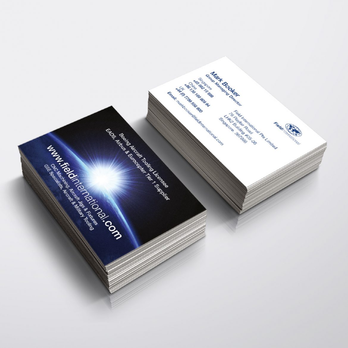 Field International Business Card Design
