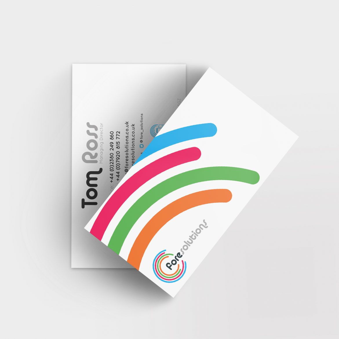 Fore Solutions Business Cards