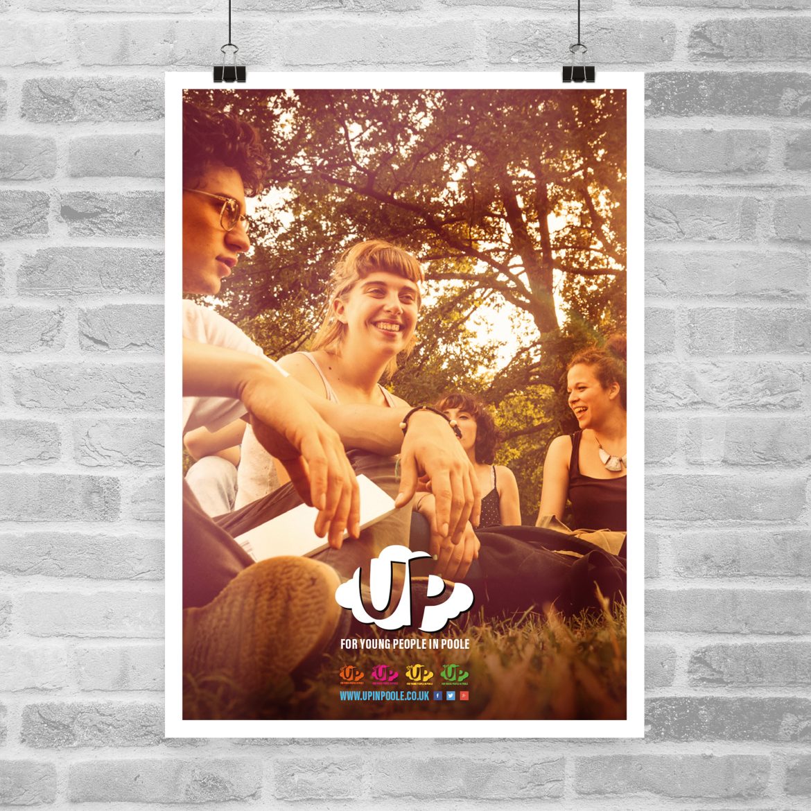 UP in Poole Poster Design
