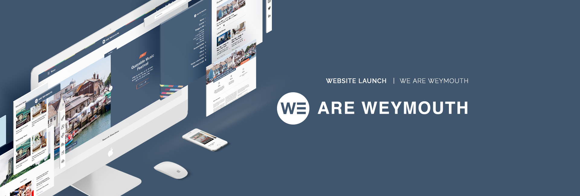Digital Storm launch the brand new We are Weymouth tourist information website.